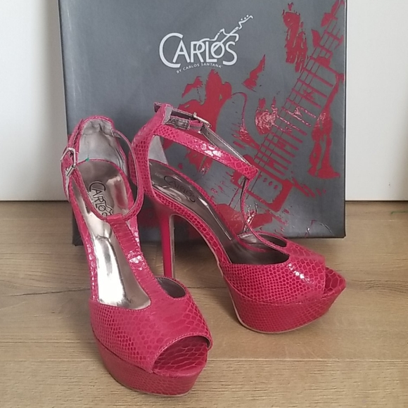 Carlos Santana Fuchsia Heels‎ - Picture 1 of 6